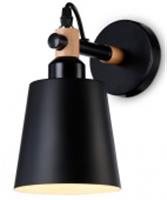 Бра TR82213 BK/LW черный/светлое дерево E27 max 40W 230*130*190, Китай, код 05202240450, штрихкод 465030461133