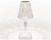 Настольная LED лампа сенсор, выкл DE8055 CL прозрачный LED 3000K/4200K/6400K 3W, Китай, код 05202250099, штрихкод 466023203325, артикул DE8055