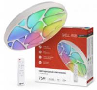 Светильник COMFORT SHELL-RGB 75Вт 230В 3000-6500K 6000Лм 500x80мм с ДУ In home, Китай, код 0520700619, штрихкод 469061204465, артикул 4690612044651