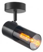 Спот на основании General GWL-E14-M-IP20 Одинарный Черный+Дымчатый Эйлайт, КИТАЙ, код 0521000307, штрихкод 465032562416, артикул 662811