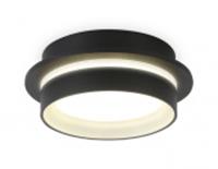 Светильник накладной TN5385 SBK/FR черный песок/белый матовый GX53 IP44 D105*40, Китай, код 05213020083, штрихкод 466023203243