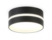 Светильник накладной TN5389 SBK/FR черный песок/белый матовый GX53 IP44 D85*41, Китай, код 05213020081, штрихкод 466023203245