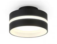 Светильник накладной TN5421 SBK/FR черный песок/белый матовый GX53 IP20 D95*60, Китай, код 05213020085, штрихкод 466023203247