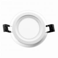 Свет-к с/д (окантовка стеклом) LE LED GLRL WH 6W D100 4000K, КИТАЙ, код 05213040306, штрихкод 468025503581, артикул LE061303-0001