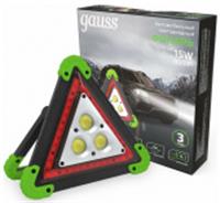 Фонарь автомобильный Gauss GFL802 15W 800Lm Li-ion 2400mAh LED, КИТАЙ, код 05217100000, штрихкод 461012256028, артикул GF802