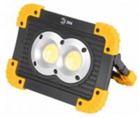 Светодиодный фонарь ЭРА PA-803 прожектор аккум на батарейках 10 Вт COB + 3 Вт LED, 4 режима, РОССИЯ, код 05217080070, штрихкод 505539861730, артикул Б0054037