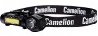Фонарь налобный Camelion LED53409 (аккум 3,7В, черн, XPE+COB, 3 Вт, 3 реж, магнит, Type-C, блист), КИТАЙ, код 05217020056, штрихкод 489525780091, артикул 15760