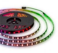 Комплект 24В 144Вт/м smd5050 60д/м IP65 10мм(черная)5м RGB(адаптер контроллер с пультом), КИТАЙ, код 05228010110, штрихкод 465019980703, артикул 10-98