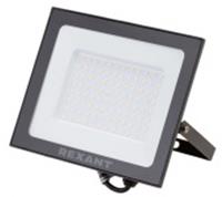 Прожектор СДО 70Вт 5600Лм 6500К холодный свет, черный корпус, Китай, код 05234010336, штрихкод 460100422706, артикул 605-034