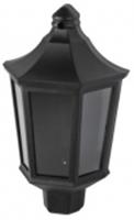 Садово-парковый светильник ЭРА НБУ 06-60-003 Ника 60Вт черный прозрачный, КИТАЙ, код 05234130092, штрихкод 506307908452, артикул Б0061159