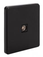 Розетка TV ROUND оникс KR-78-0723-3, Китай, код 05401520057, штрихкод 460100432475