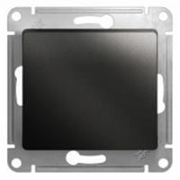 Выключатель 1-клавишный Glossa Антрацит 10А, Россия, код 05401490008, штрихкод 360648543641, артикул SE GSL000711