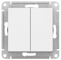 ATN000173 Белый Переключатель 2 кл перекрестный AtlasDesign, РОССИЯ, код 05401410035, штрихкод 469020102165, артикул SE ATN000173