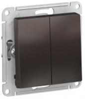 ATN000665 Мокко Переключатель 2 кл AtlasDesign, РОССИЯ, код 05401450026, штрихкод 360648970221, артикул SE ATN000665