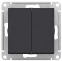 ATN001073 Карбон Переключатель 2 кл перекрестный AtlasDesign, РОССИЯ, код 05401460024, штрихкод 469020102183, артикул SE ATN001073