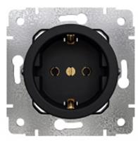 Розетка ретро с/з ЛАХТА антрацит GE35301-58, Россия, код 05401480027, штрихкод 466024410471, артикул GE35301-58