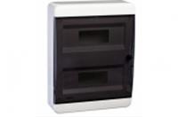 Бокс навесной Tekfor 2х12М прозрачная черная дверь IP41 BNK 40-24-1, Россия, код 0550205170, штрихкод 461008461395