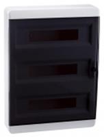 Бокс навесной Tekfor 3х18М прозрачная черная дверь IP41 BNK 40-54-1, Россия, код 0550205172, штрихкод 461008461399