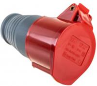IEK Розетка 214 переносная 3P+PE 16А 380В IP44, КИТАЙ, код 0551100096, штрихкод 460605609634, артикул PSR22-016-4