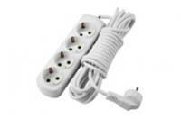 Удлинитель Letitia (4с/з, 2м, ПВС3х1,0) 721-0402-401, Китай, код 05701030000, штрихкод 697009744547