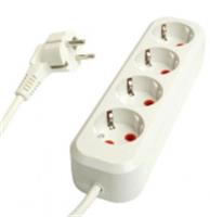 Удлинитель Stekker (4 с/з , 3м, ПВС3x1) белый HM06-40-03, Китай, код 05701030020, штрихкод 465780114573, артикул 49351