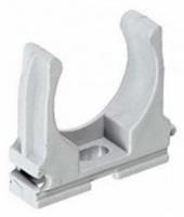 Крепеж-клипса для труб D20 серая (10шт), Россия, код 05801080265, штрихкод 465006536145, артикул GE50141-R10