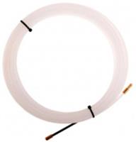 Протяжка кабеля нейлон 3мм, длина 10м, с наконечником (белая) Rexant 47-1010-1, РОССИЯ, код 05801100045, штрихкод 460100408423, артикул 47-1010-1