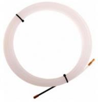 Протяжка кабеля нейлон 3мм, длина 15м, с наконечником (белая) Rexant 47-1015-1, РОССИЯ, код 05801100046, штрихкод 460100408425, артикул 47-1015-1