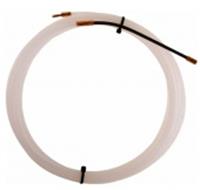 Протяжка кабеля нейлон 3мм, длина 5м, с наконечником (белая)Rexant 47-1005-1, РОССИЯ, код 05801100047, штрихкод 460100408424, артикул 47-1005-1