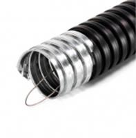 Металлорукав 12 черный ПВХ изоляция IP67 МРПИНГ с протяжкой Fortisflex 65019, РОССИЯ, код 05801140024, штрихкод 465005493829, артикул 65019