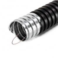 Металлорукав 22 черный ПВХ изоляция IP67 МРПИНГ с протяжкой Fortisflex 87679, Россия, код 05801140029, штрихкод , артикул 87679