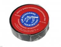 Изолента Авто 15мм/10м/0,13мм черная Terminator, КИТАЙ, код 05802010076, штрихкод 463003977008, артикул 20512