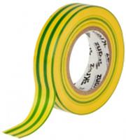 Изолента ПВХ 19мм/25м/0,13мм желто-зеленая KRANZ, КИТАЙ, код 05802010084, штрихкод 460100422583, артикул KR-09-2207