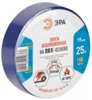 Изолента ПВХ 19мм/25м/0,15мм синяя ЭРА, Китай, код 05802010077, штрихкод 506307998414, артикул Б0064222