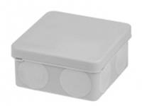 Распределительная коробка TDM 80х80х40 открытой установки серая IP66 SQ1401-2512, Россия, код 05802140074, штрихкод 469025980773