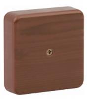 Распределительная коробка ЭРА 100х100х30мм открытой установки дуб IP40 Б0031183, Китай, код 05802140076, штрихкод 505618372976