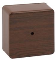 Распределительная коробка ЭРА 100х100х50мм открытой установки дуб IP40 Б0058709, Китай, код 05802140077, штрихкод 506307903451