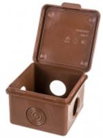 Распределительная коробка ЭРА 65х65х50мм открытой установки дуб IP54 Б0043228, Китай, код 05802140079, штрихкод 505630604300