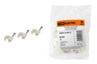 Скоба 6мм круглая пластик (белая) (50шт) TDM SQ0514-0013, Китай, код 05802040032, штрихкод 469025927865