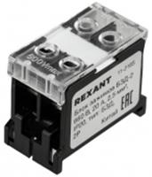 Блок зажимов REXANT (2х 2,5 мм2) 20A на DIN-рейку 11-2165, Китай, код 05802320109, штрихкод 460100428839
