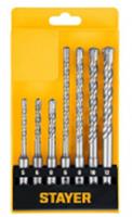 Набор буров STAYER HERCULES-4Х 7шт SDS-plus (29290-H7), Китай, код 06011020035, штрихкод 403422925923
