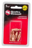 Наконечник токосъемный QUATTRO ELEMENTI M8x30 1.0 мм (5 шт) в блистере, Китай, код 0601500063, штрихкод 463000677127, артикул 771-275
