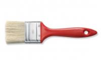 Кисть флейцевая 70мм, толщ 16мм, смешанная светл.щетина, красная пласт.ручка 812870, КИТАЙ, код 0610100413, штрихкод 692169971024, артикул 812870