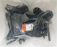 Дюбель для крепления теплоизоляции с пластиковым гвоздём 10х120 уп. 50 шт. SteelRex, Россия, код 0620205570, штрихкод 464011400447, артикул 0428010120PP00005010