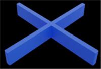 Крестик усиленный DECOR PRO 1 мм (150шт), РОССИЯ, код 0620700134, штрихкод 460781410363, артикул 443-0010