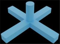 Крестик усиленный DECOR PRO 2,5 мм (100шт), РОССИЯ, код 0620700137, штрихкод 460781410376, артикул 443-0025