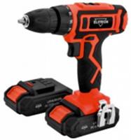 Дрель-шуруповерт аккумуляторная ELITECH ДА 202СЛ, 20В, 2х1.7Ач, Li-ion, БЗП-10мм, 0-350\1350об\м, 30Нм, кейс, КИТАЙ, код 0631100272, штрихкод 464003201155, артикул ДА 202СЛ (E2201.017.01)