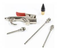 Набор продувочный пистолет, пневмат. в комплекте с насадками, 4 шт.// Matrix, Китай, код 0631200522, штрихкод 404499601970, артикул 57338