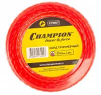 Леска CHAMPION Twisted Square 3.0мм* 25м (витой квадрат) C7007, Китай, код 0640400354, штрихкод 466527017445, артикул C7007