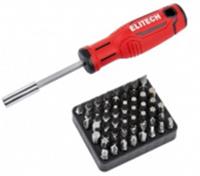 Отвертка ELITECH и набор бит 53шт 290001, КИТАЙ, код 0660500463, штрихкод 464003202875, артикул 290001